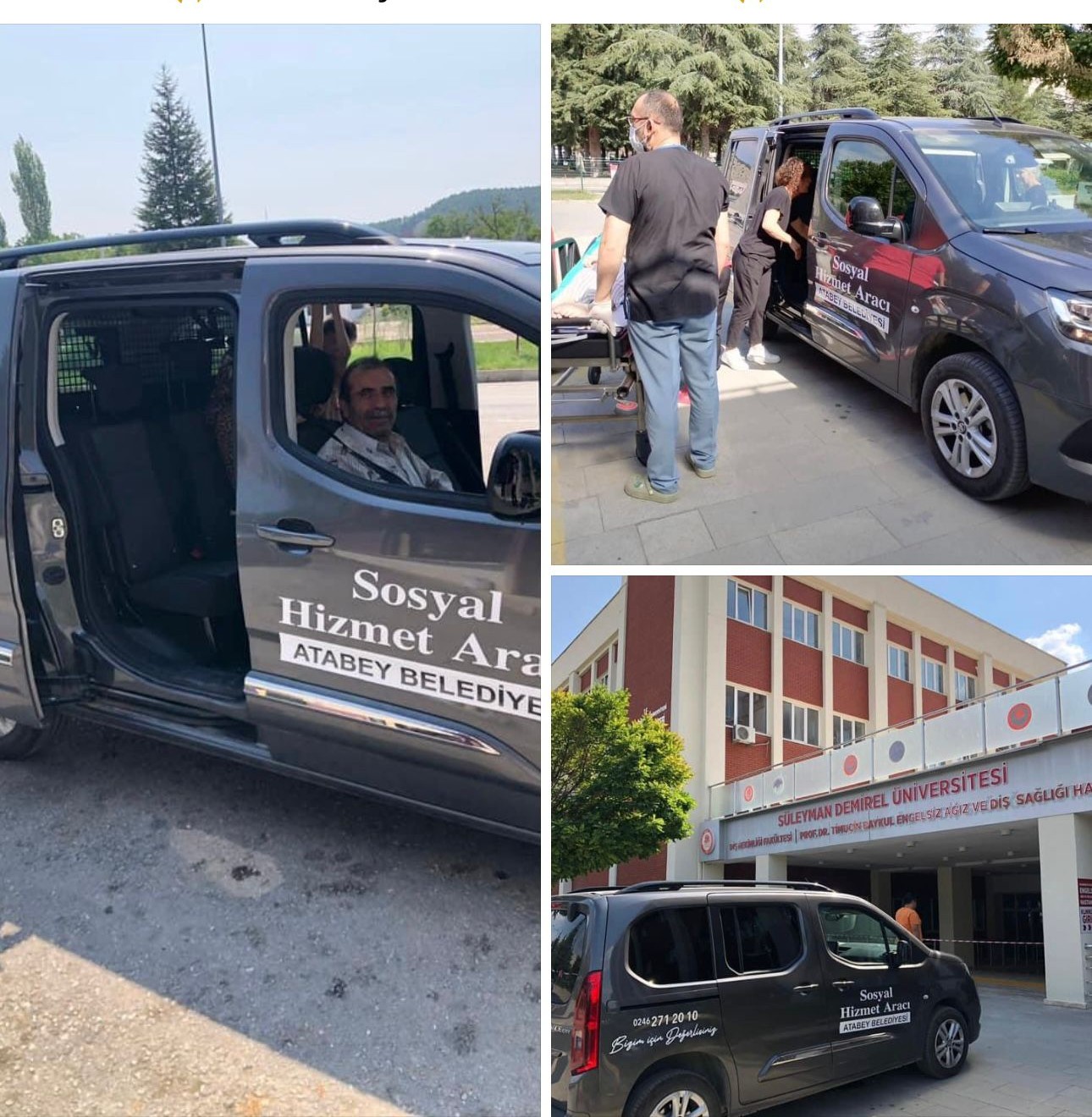 Atabey Belediyesi  sosyal hizmet aracını hizmete sundu.
